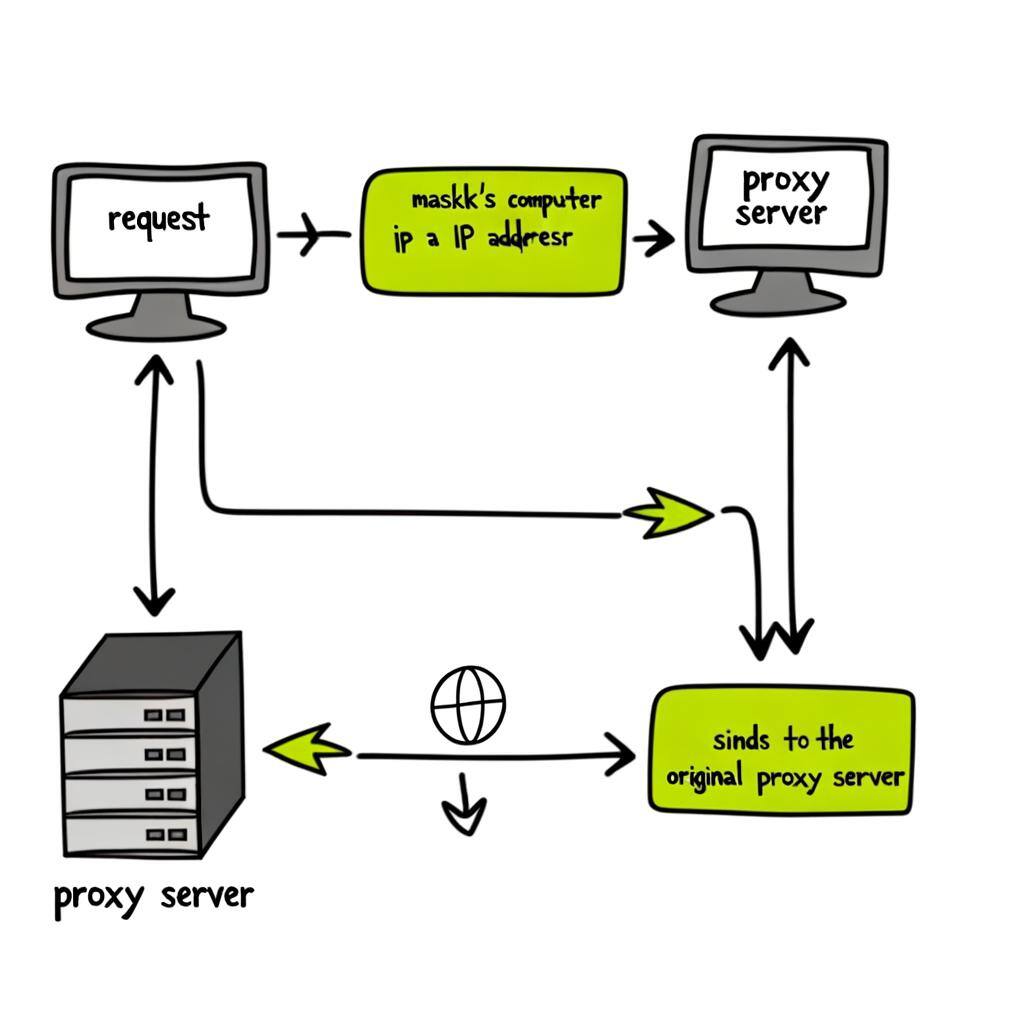 how does proxy server works