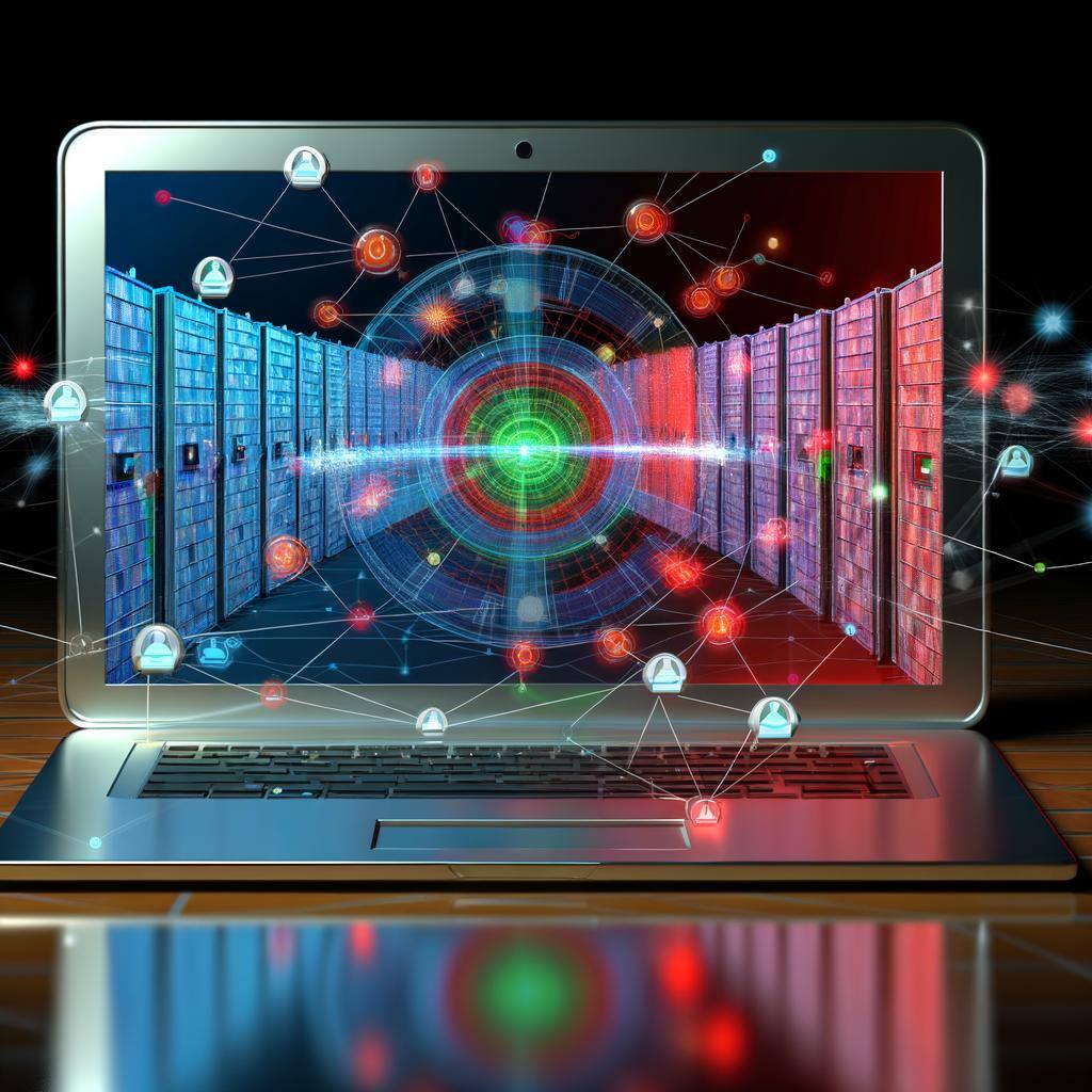 network firewall on a laptopn visual