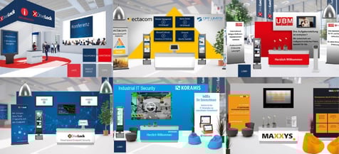 Expohalle-Collage des Cyber Summit 2020