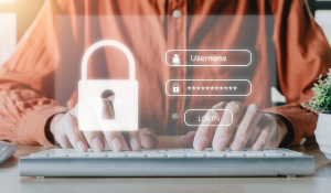 Page layout of login page