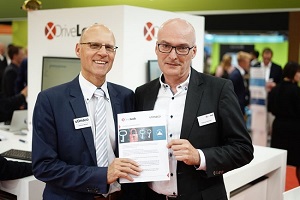 Andrew Noack von Utimaco GmbH und Thomas Reichert von DriveLock SE