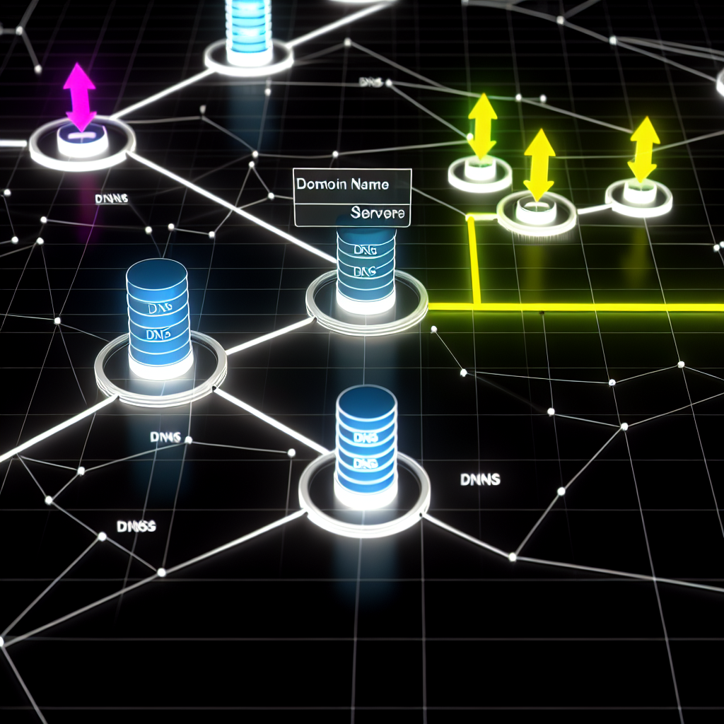 Visualisierung eines Netzwerks mit hervorgehobenen